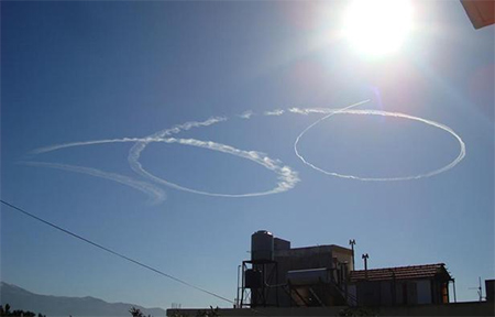 aviones del enemigo israeli sobrevuelan libano